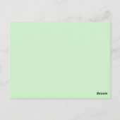 carte postale de chats d'arbre de Noël (Dos)