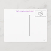 Carte postale de chats de Saint-Valentin (Dos)