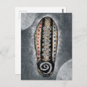 Carte postale de chaussure de bowling (Devant / Derrière)