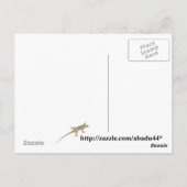 Carte postale de chenille à queue d'hirondelle jau (Dos)