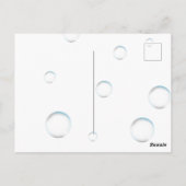 Carte postale de chèvre pourpre (Dos)