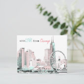 Carte postale de Chicago (Debout devant)