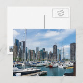Carte postale de Chicago Harbor (Devant / Derrière)