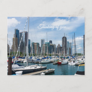 Carte postale de Chicago Harbor Thinking Of You