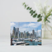Carte postale de Chicago Harbor Thinking Of You (Debout devant)
