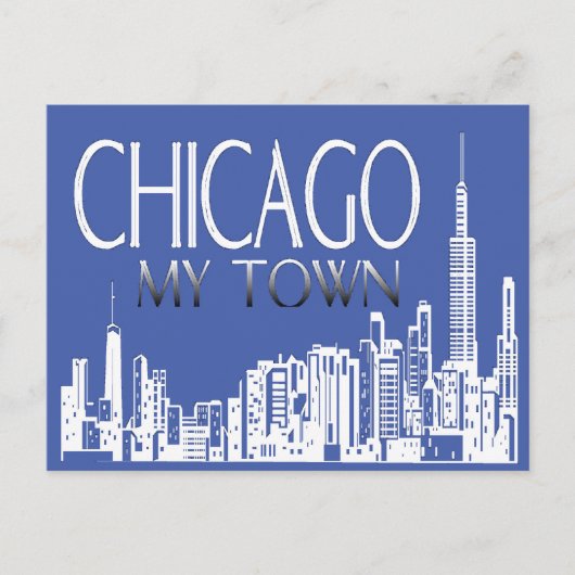 Carte postale de Chicago, ma ville (Devant)
