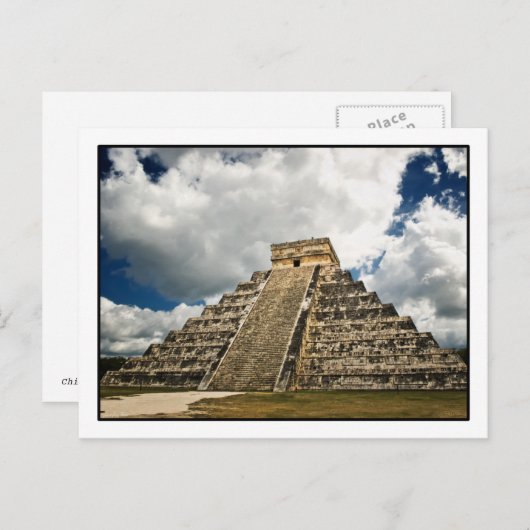 Carte postale de Chichén Itzá (Devant / Derrière)