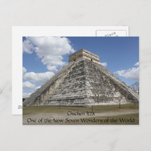 Carte postale de Chichen Itza Mexico (Devant / Derrière)