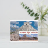 Carte postale de Chichen Itza, Mexique (Debout devant)