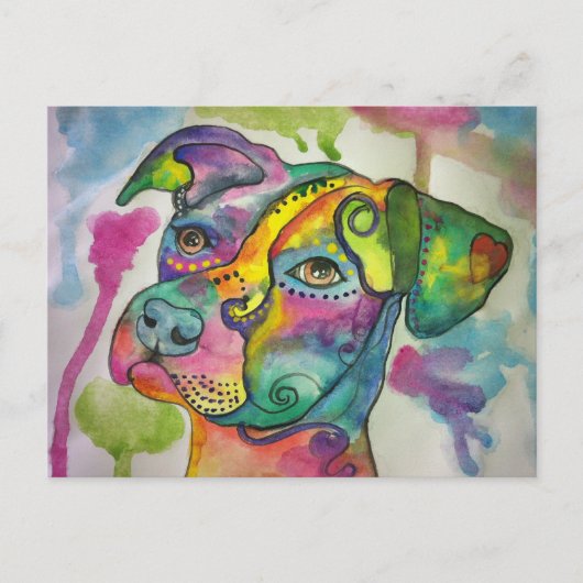 Carte postale de chien (Devant)