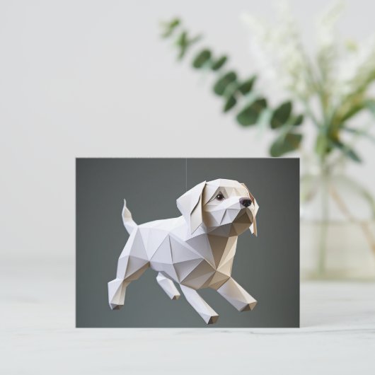 Carte postale de chien (Debout devant)