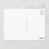 Carte postale de chien chiot malamué de l'Alaska (Dos)