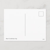 Carte postale de chien de prairie à queue noire (Dos)