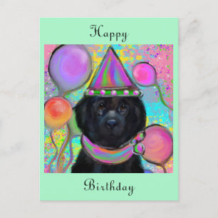 Carte postale de chien de Terre-Neuve