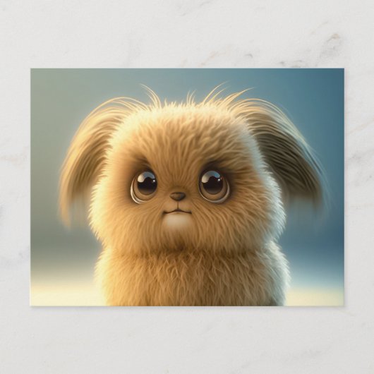 Carte postale de chien mou (Devant)