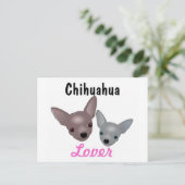 Carte postale de Chihuahua Lover (Debout devant)