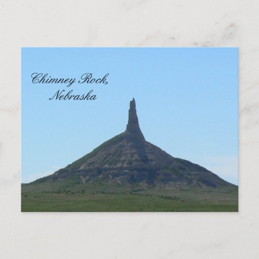 Carte postale de Chimney Rock, Nebraska (Devant)