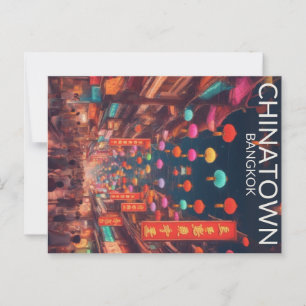 Carte postale de Chinatown Bangkok