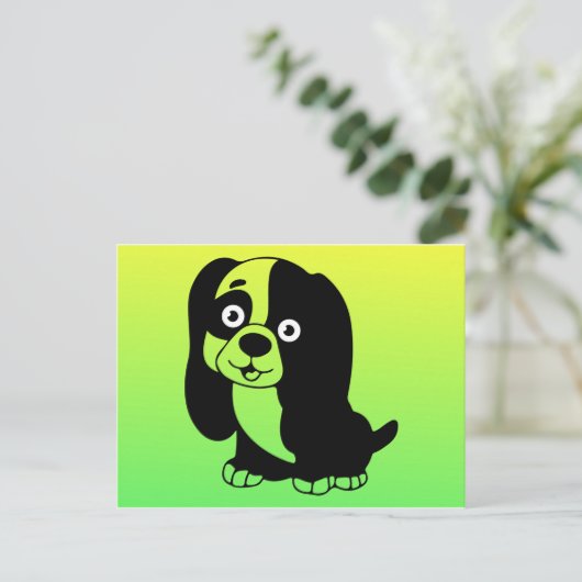 Carte postale de chiot (Debout devant)