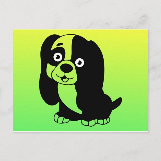 Carte postale de chiot (Devant)