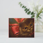 CARTE POSTALE DE CHOCOLATE PERSIAN CAT (Debout devant)