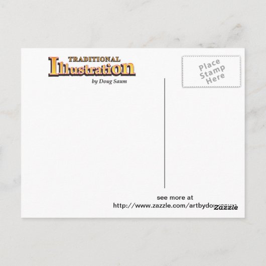 Carte postale de choses étrangères (Dos)