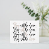 Carte postale de Christian Jesus Bible Verse (Debout devant)