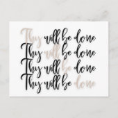 Carte postale de Christian Jesus Bible Verse (Devant)