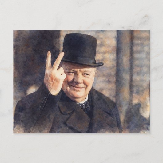 Carte postale de Churchill (Devant)