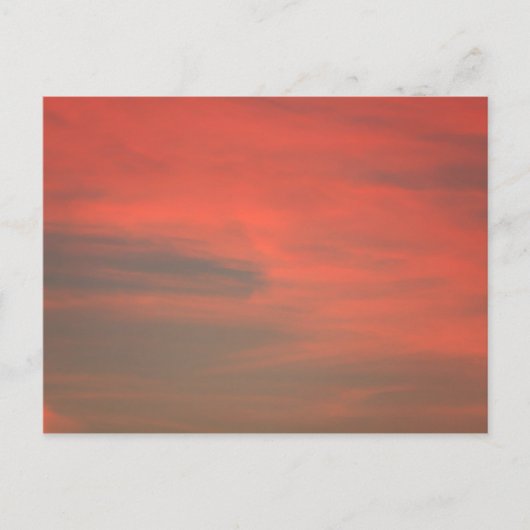 Carte postale de ciel rouge (Devant)