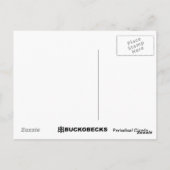 Carte postale de cigale périodique. (Dos)