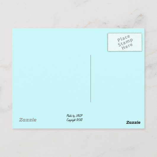 Carte postale de cire de cèdre (Dos)