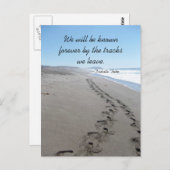 Carte postale de citation de la tribu Dakota (Devant / Derrière)