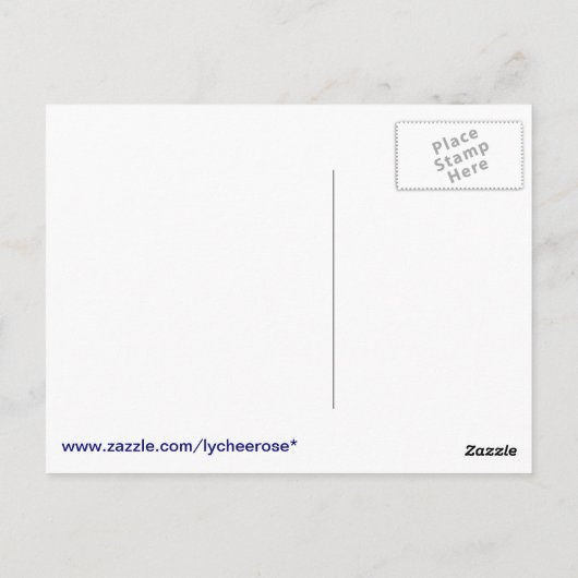 Carte postale de citation de Rumi (Dos)