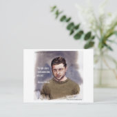 Carte postale de citation de Vladimir Zelensky & m (Debout devant)