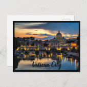 Carte postale de Cité du Vatican, Rome, Italie (Devant / Derrière)