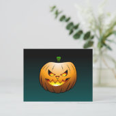 Carte postale de citrouille d'Halloween (Debout devant)