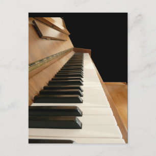 Carte postale de clavier de piano