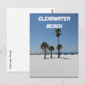 Carte postale de Clearwater Beach Floride (Devant / Derrière)