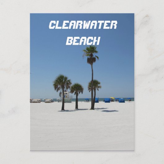 Carte postale de Clearwater Beach Floride (Devant)