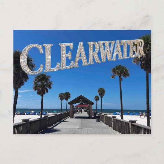 Carte postale de Clearwater Beach uniquement (Devant)