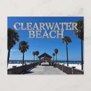 Carte postale de Clearwater Beach uniquement