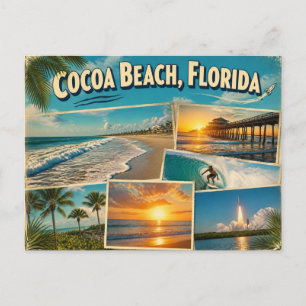 Carte postale de Cocoa Beach, Floride