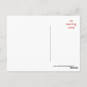 Carte postale de colibri masculin - personnaliser (Dos)