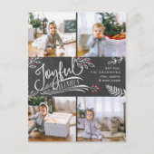 Carte postale de collage de photos de vacances ave (Devant)