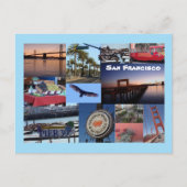 Carte postale de collage photo de San Francisco (Devant)