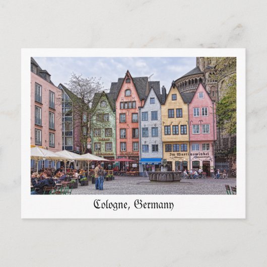 Carte postale de Cologne, Allemagne (Devant)