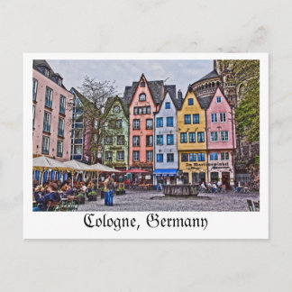 Carte postale de Cologne, Allemagne