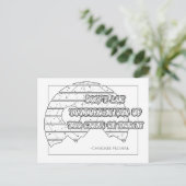 Carte postale de coloration Proverbe Cherokee (Debout devant)