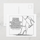 Carte postale de coloriage de proverbe irlandais (Devant / Derrière)